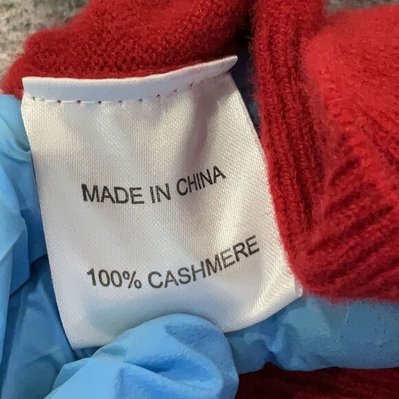 Quince Red Mongolian Shrunken Cashmere Sweater Varsity Red Super Soft Small - Picture 5 of 6